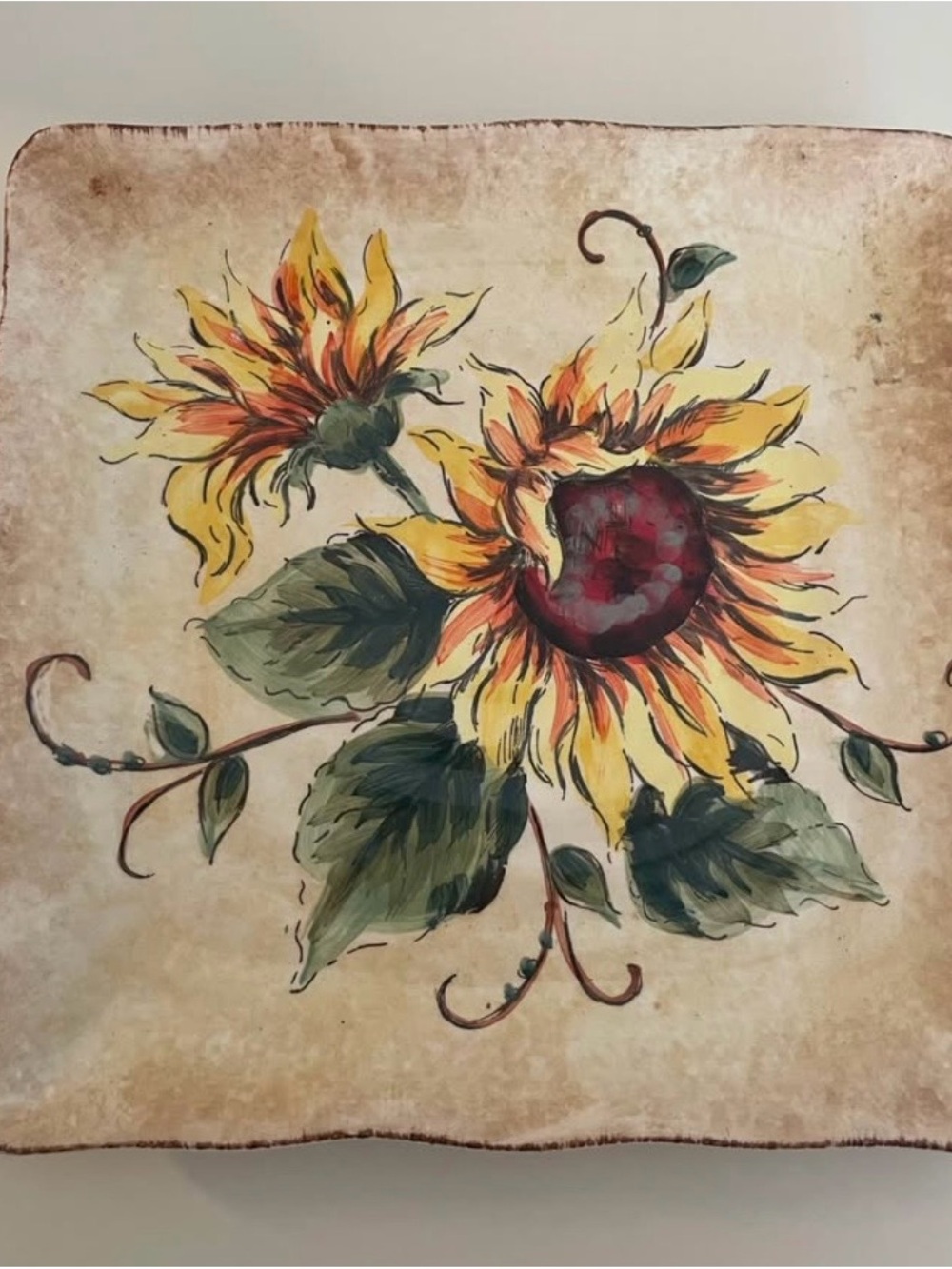 Sunflower Plate